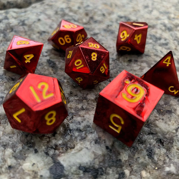 fireball-7-metal-dice-set