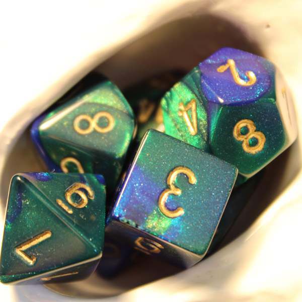gemini-blue-green-gold-7-dice-set