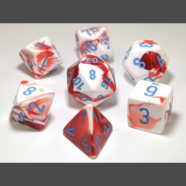 gemini-red-white-blue-7-dice-set